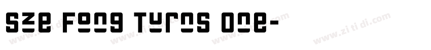 Sze Fong Turns One字体转换